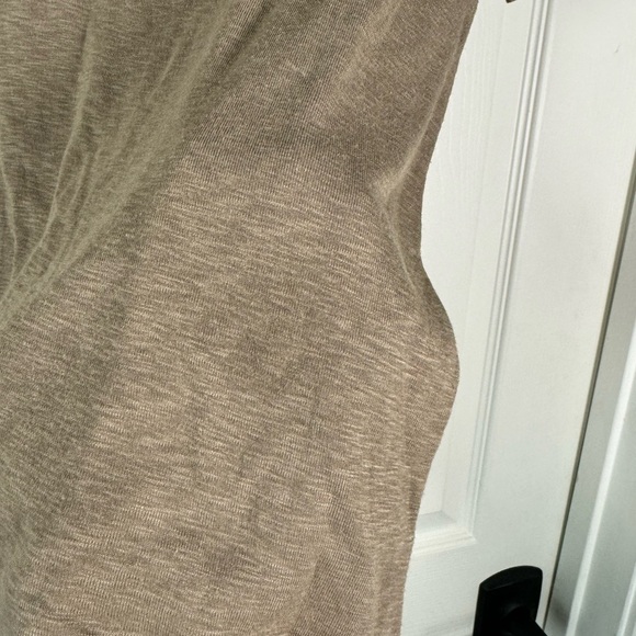 Michael Stars Olive Green Rivet Detail Short Sleeve Supima Cotton Micro Modal OS - Picture 3 of 6